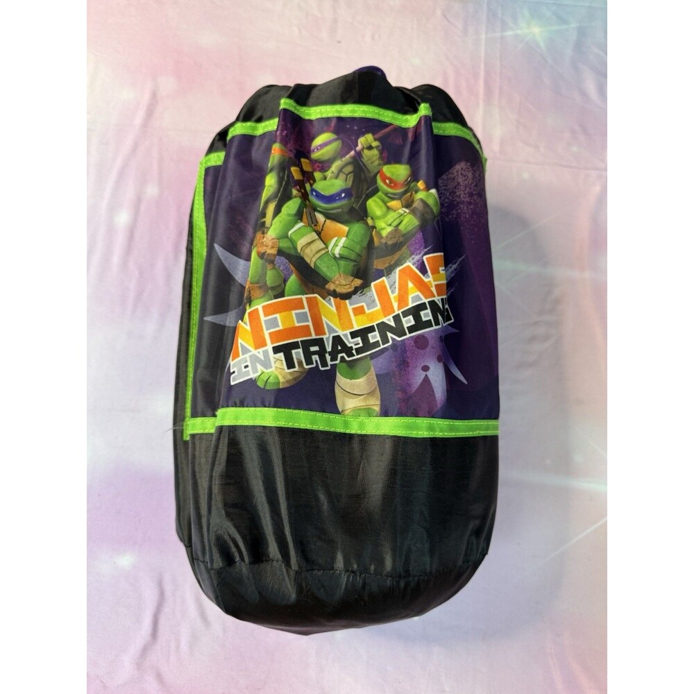 Teenage Mutant Ninja Turtles Kids Travel Camping Slumber Sleeping Bag +Carry Bag